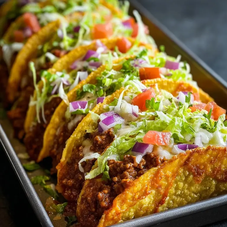 Oven-Baked Cheesy Tacos (Crispy & Loaded) You'll Love Recipe