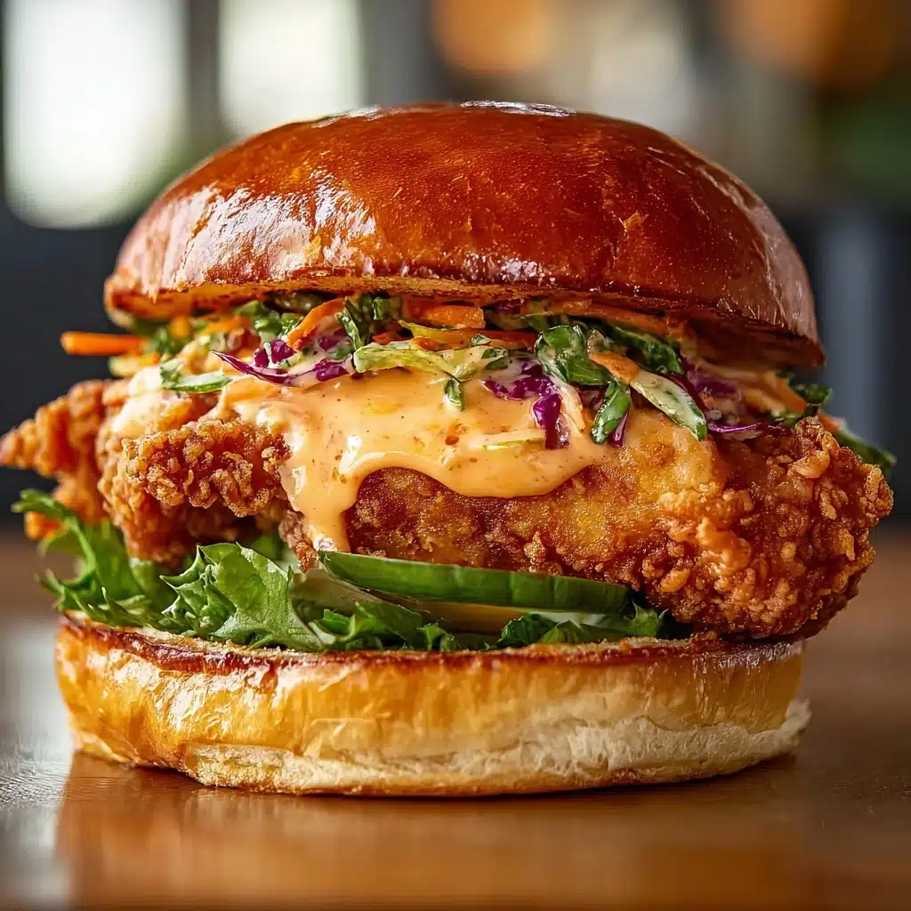 Thai Fried Chicken Sandwich Recipe - Recipe Image