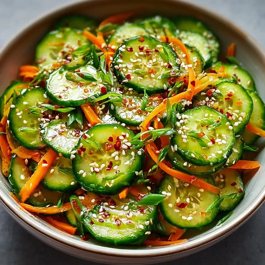 Refreshing Korean Cucumber Salad Recipe - Recipe Image