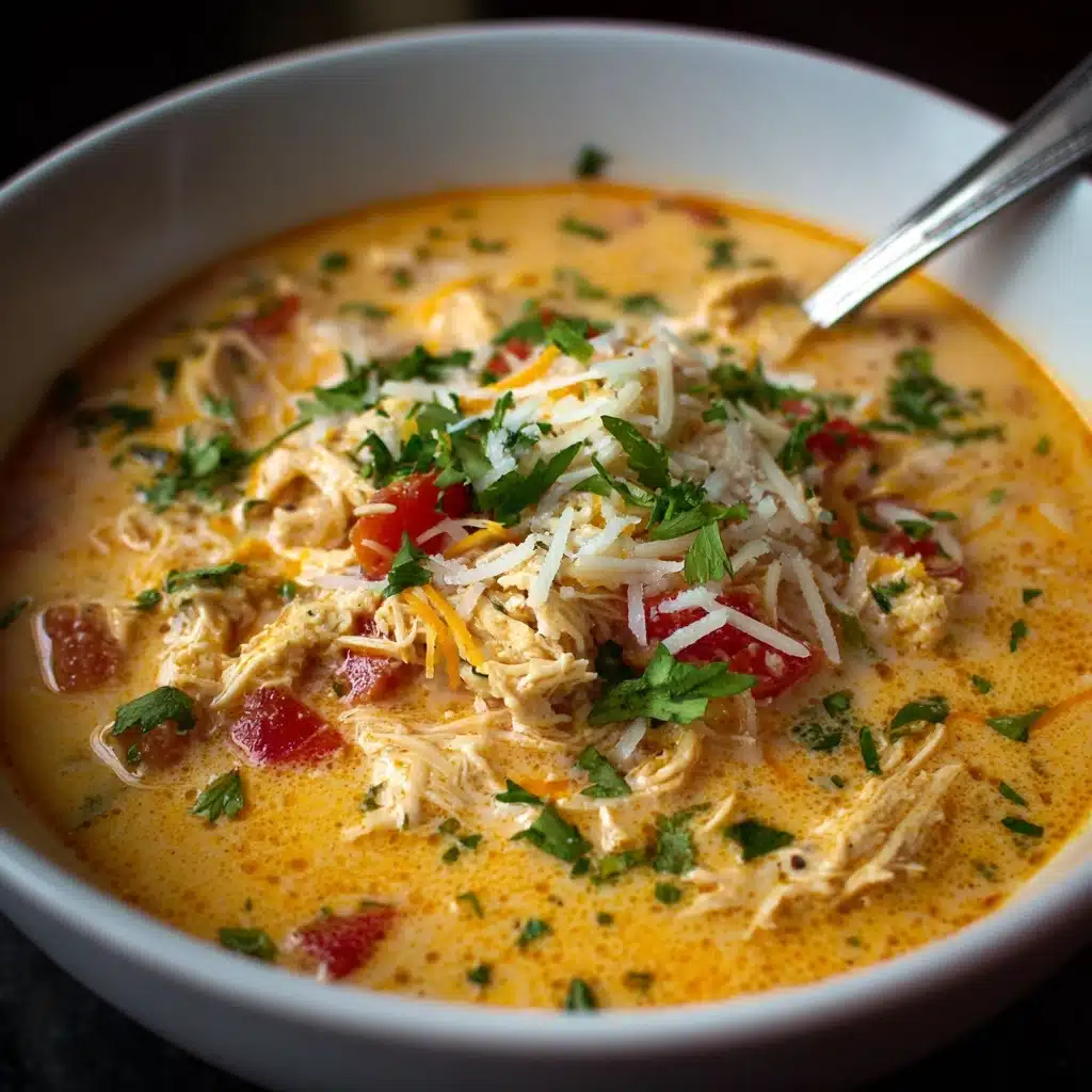 Crock Pot Creamy Chicken Parmesan Soup Recipe - Recipe Image