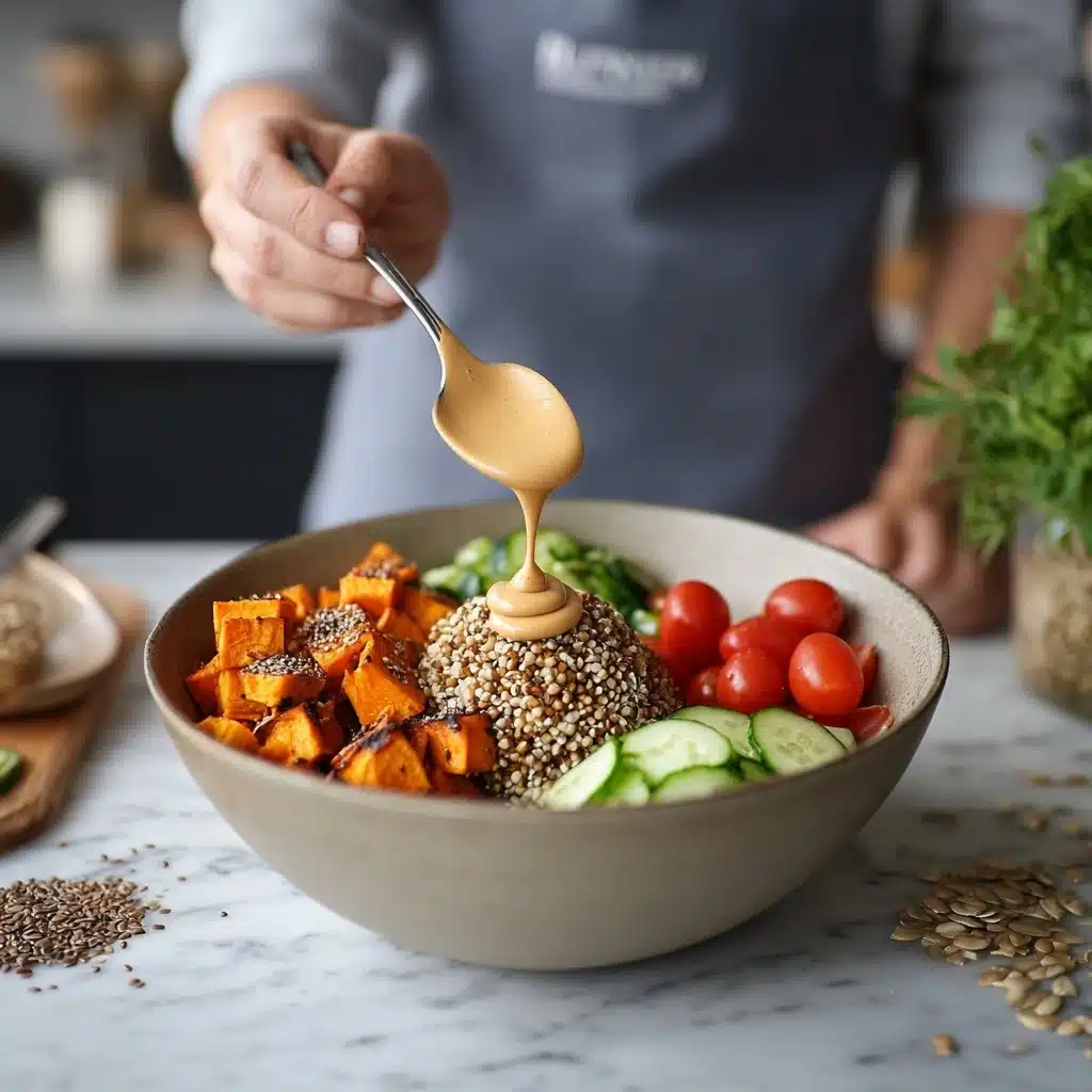 Thai Peanut Sweet Potato Buddha Bowl Recipe - Recipe Image