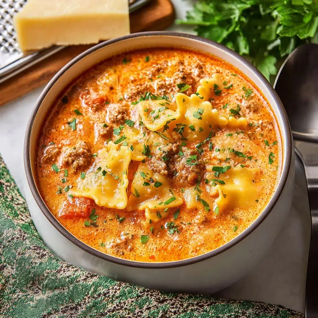 Slow Cooker Lasagna Soup Recipe - Recipe Image