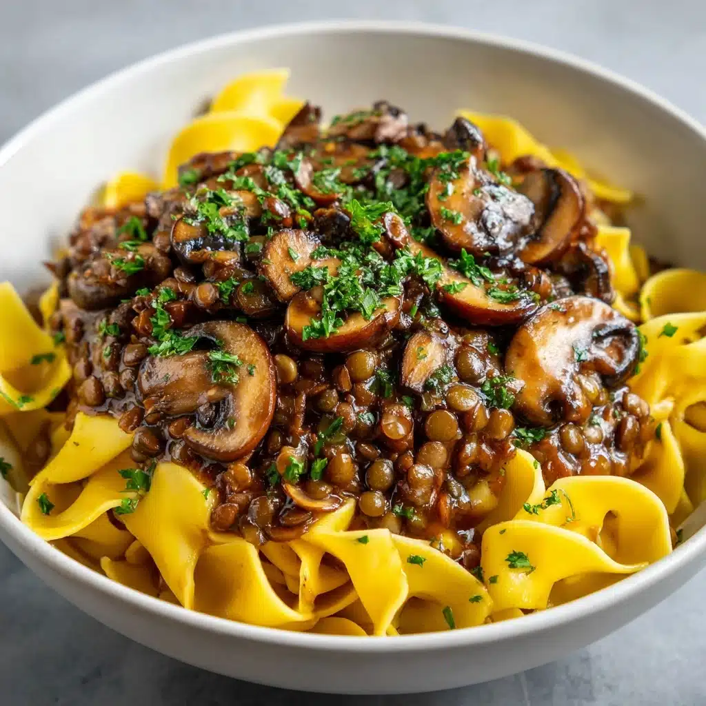 Lentil Mushroom Stroganoff Recipe - Recipe Image
