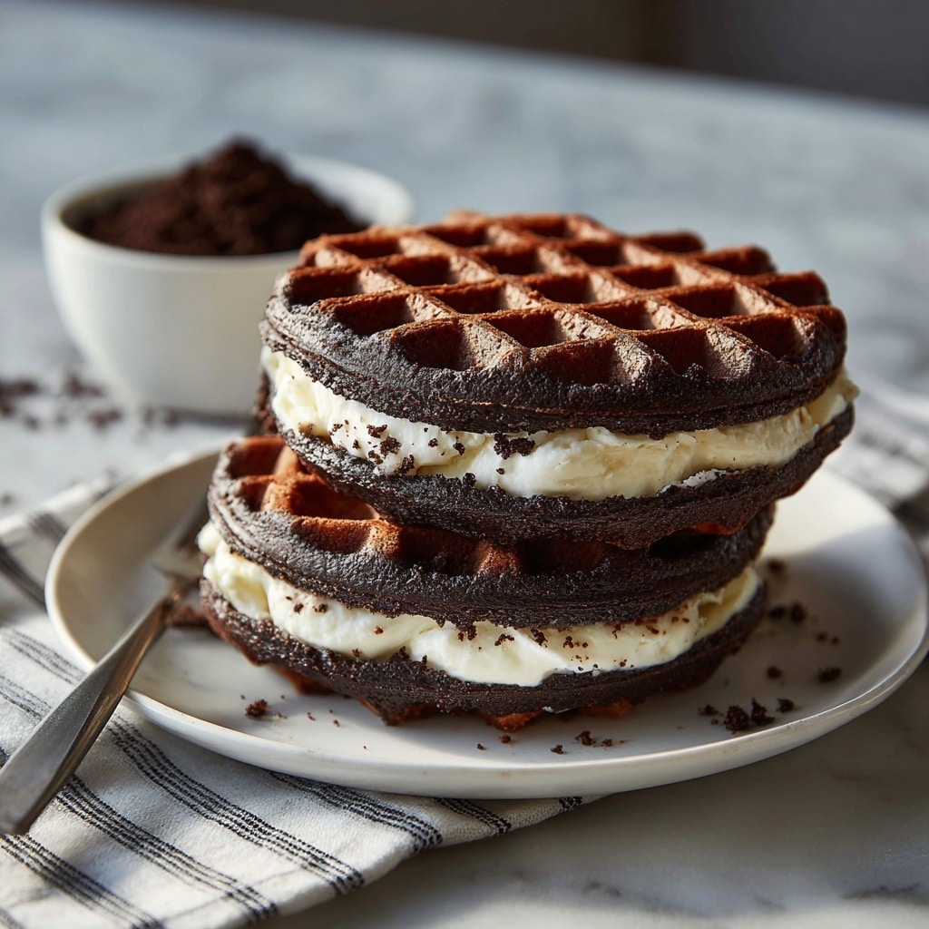 Keto Oreo Chaffles Recipe