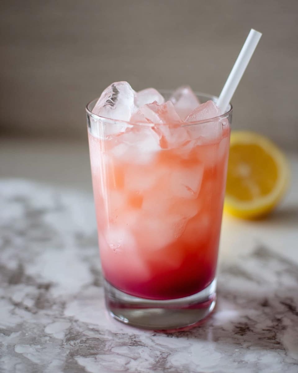 The image shows two short clear glasses filled with a light orange drink and large ice cubes inside and on top. The drink layers blend smoothly with a slightly frothy texture near the edges. The glasses sit on a white marbled surface with a soft neutral background, and the glass in the front is in sharp focus while the one behind is softly blurred. photo taken with an iphone --ar 4:5 --v 7