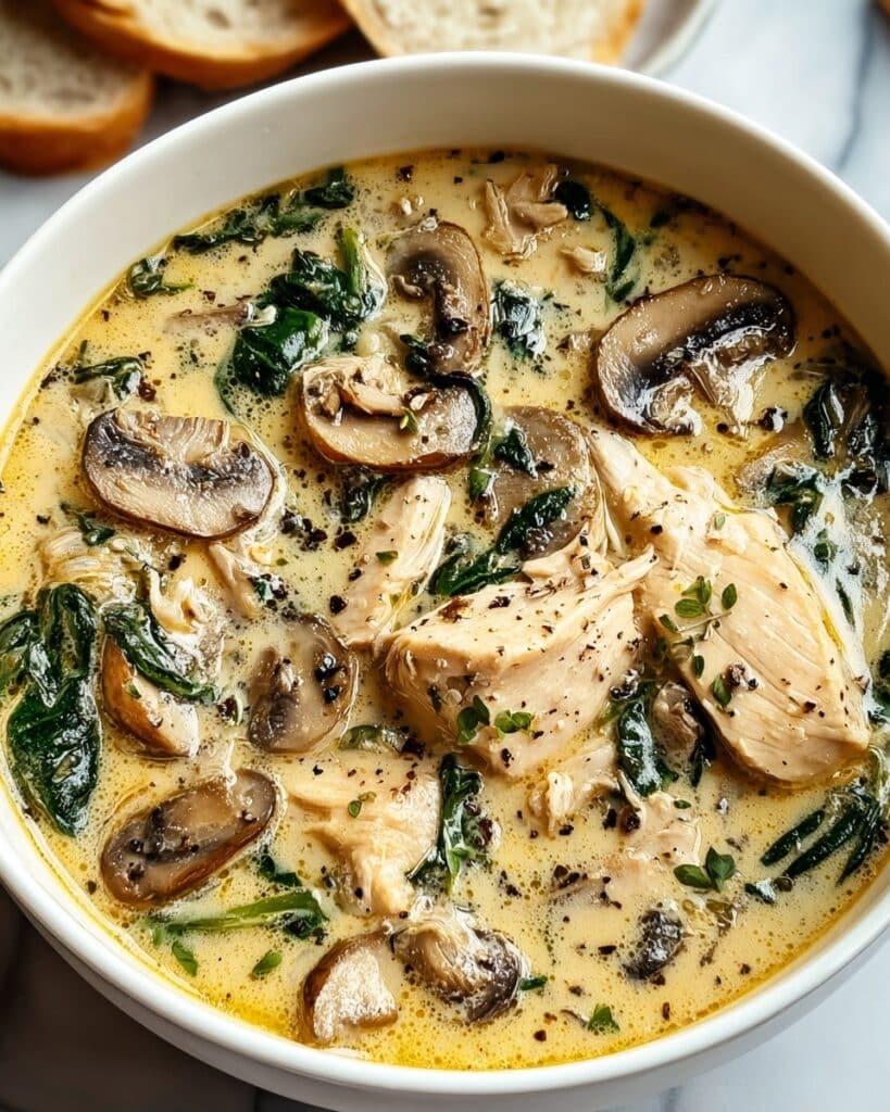 Rotisserie Chicken Mushroom Soup Recipe