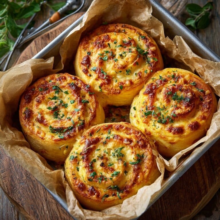 Buttery Cheese Garlic Rolls Recipe