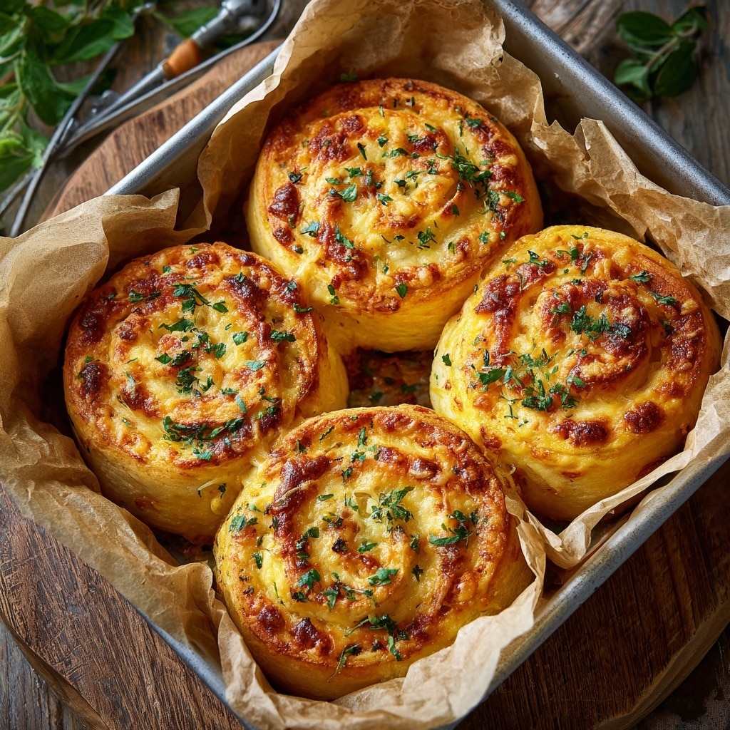 Buttery Cheese Garlic Rolls Recipe