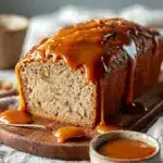 Brown Butter Pumpkin Bread with a Salted Maple Glaze Recipe