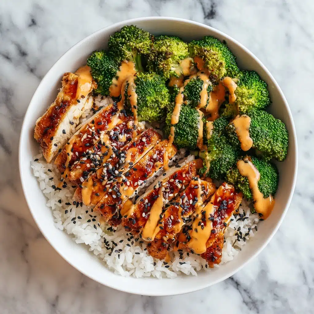 Sticky Chicken Bowls Recipe - Recipe Image