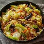 Chinese Ground Beef and Cabbage Stir-Fry Recipe