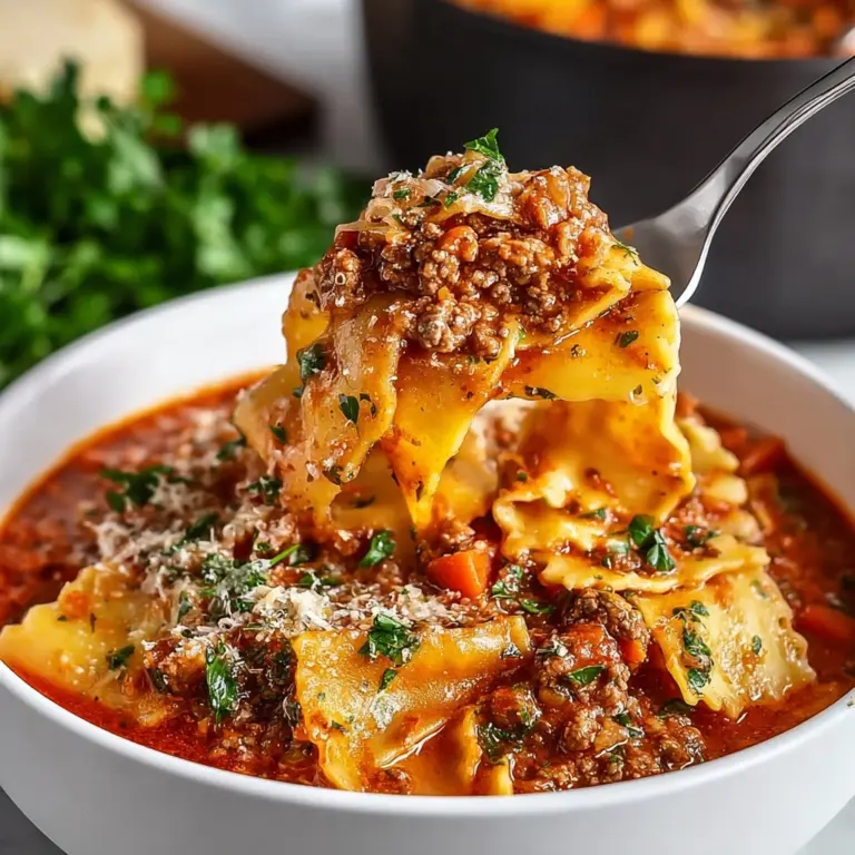 Indulgent Slow Cooker Lasagna Soup for Cozy Nights Recipe