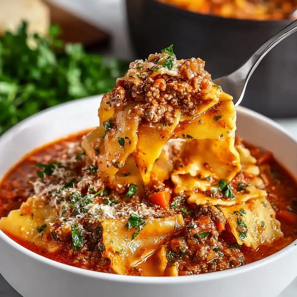 Indulgent Slow Cooker Lasagna Soup for Cozy Nights Recipe