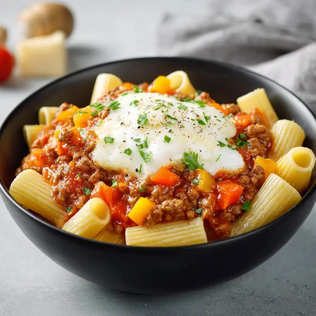 Creamy Rotel Pasta with Ground Beef Recipe - Recipe Image