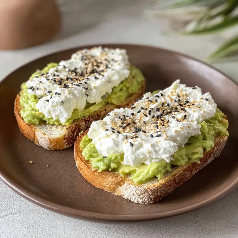 Creamy Cottage Cheese Avocado Toast (Quick Recipe) Recipe