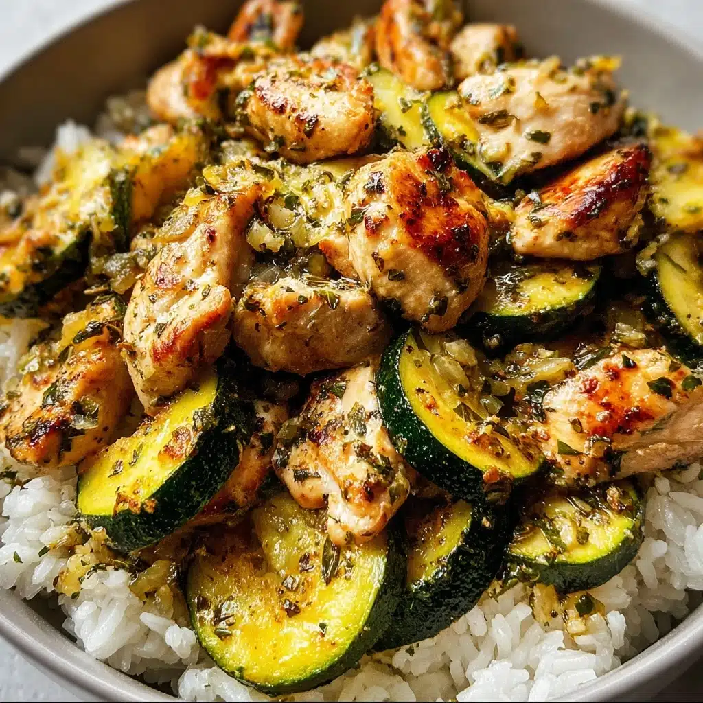 Baked Chicken and Zucchini Recipe - Recipe Image