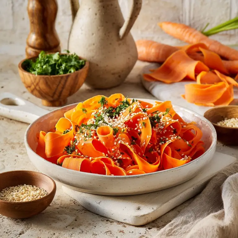 Viral Carrot Ribbon Salad Recipe