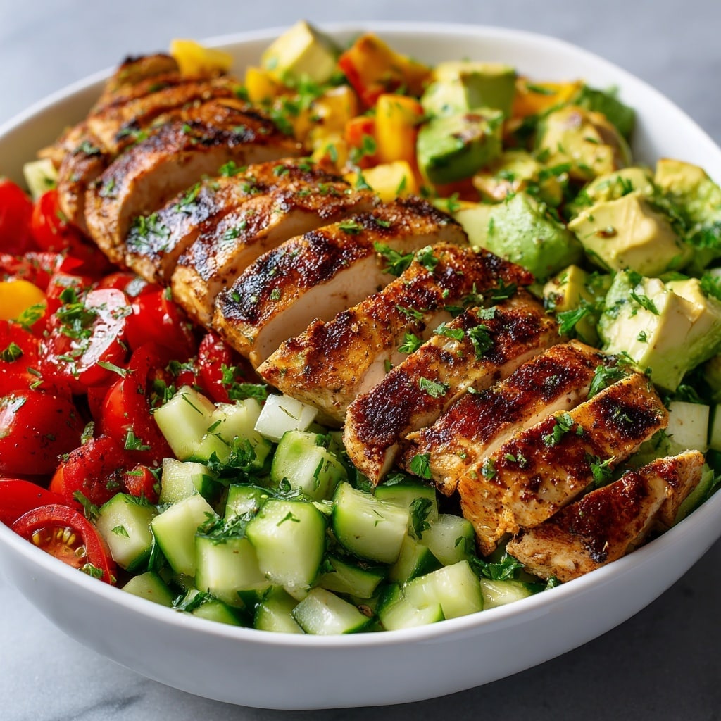 Healthy Avocado Chicken Salad Recipe