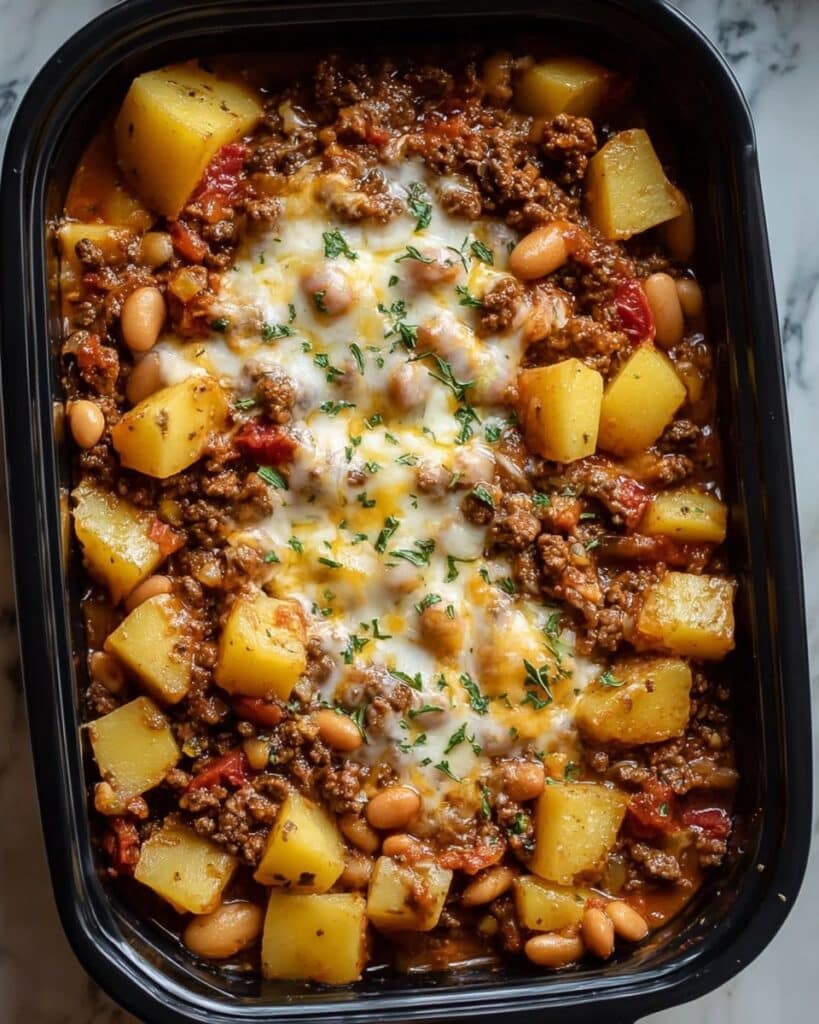 Slow Cooker Cowboy Casserole Recipe