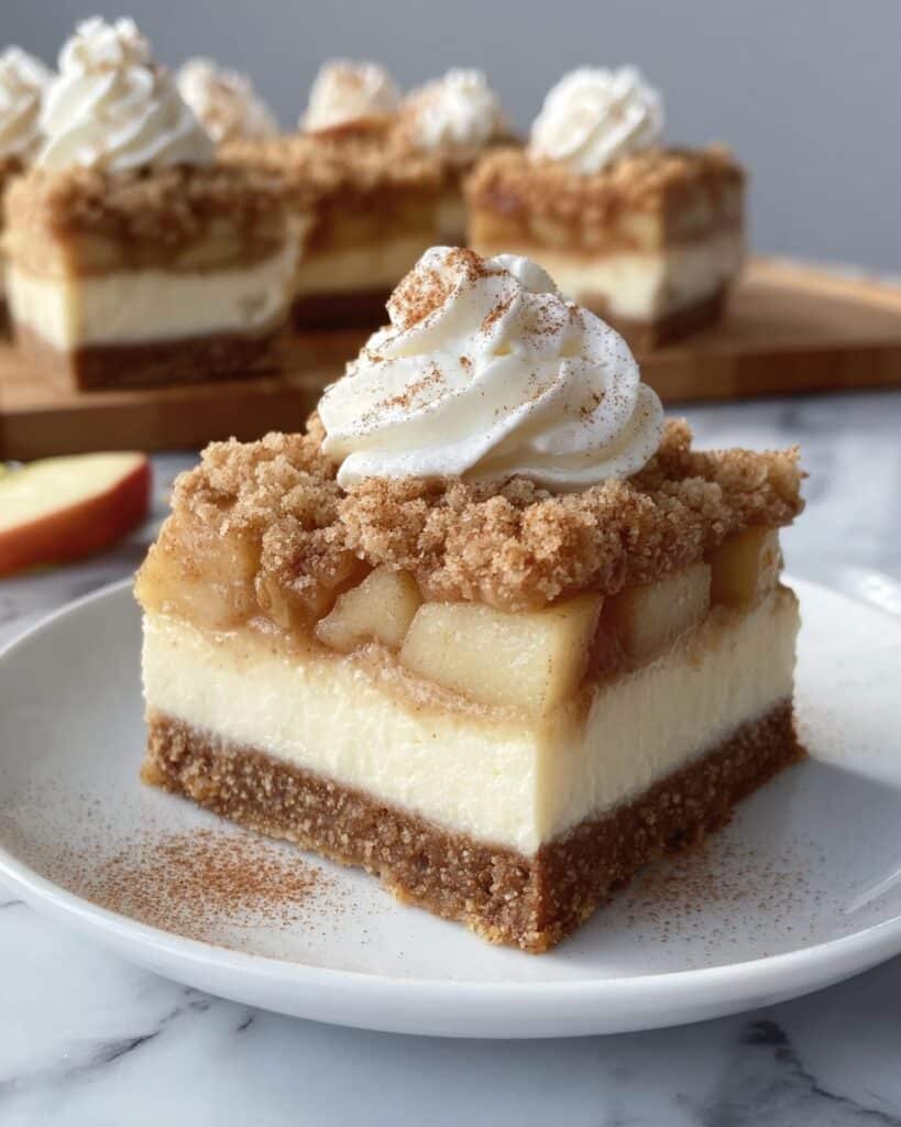 Low Carb Apple Pie Cheesecake Bars Recipe
