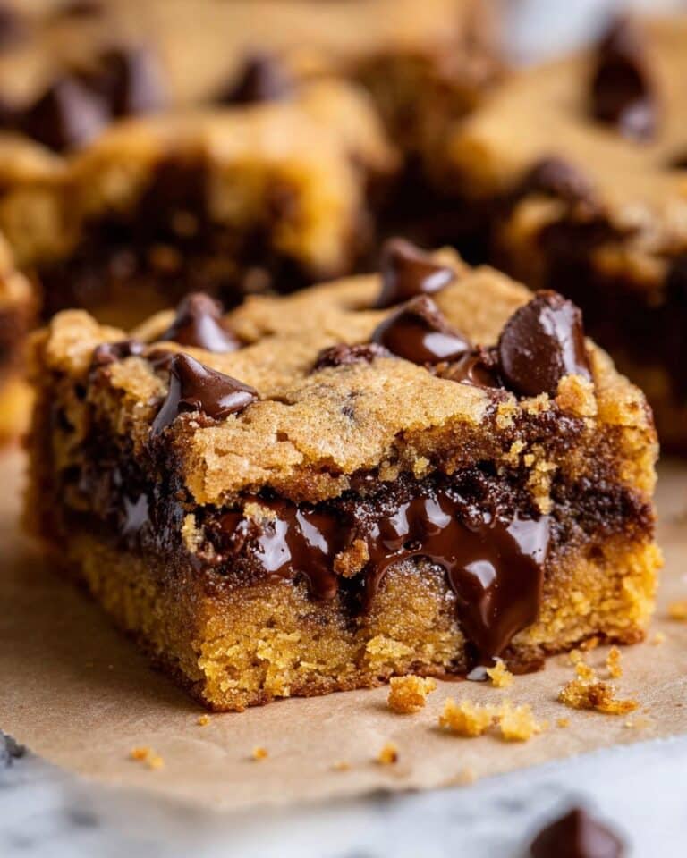 Fudgy Pumpkin Chocolate Chip Bars Recipe