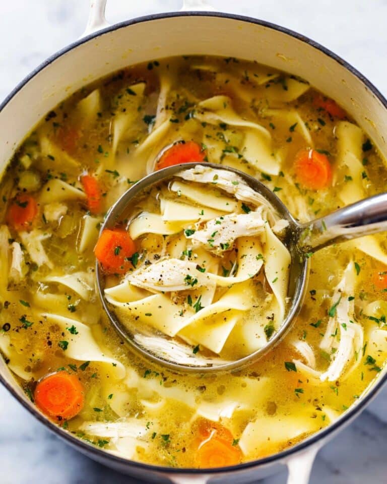 Creamy Chicken Noodle Soup Recipe