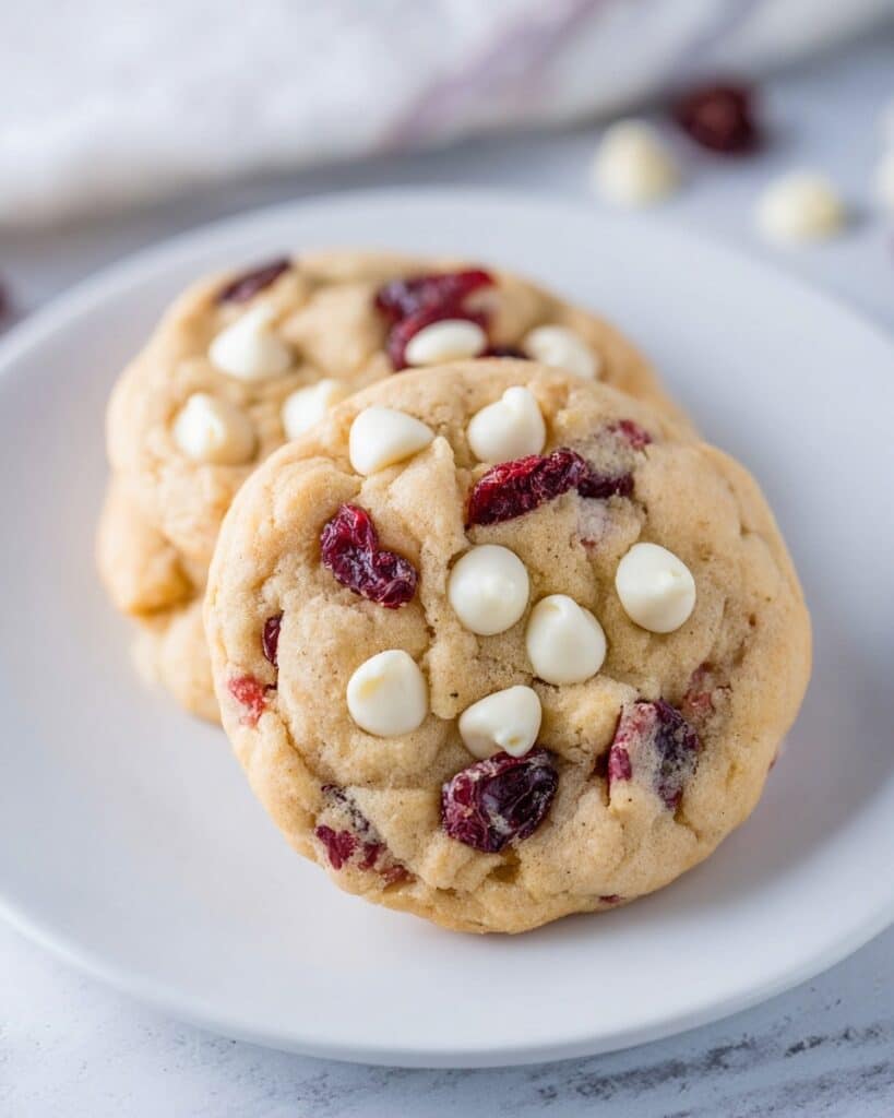 White Chocolate Cranberry Cookies Recipe