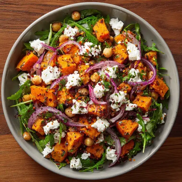 Sweet Potato and Chickpea Salad with Feta and Herbs Recipe