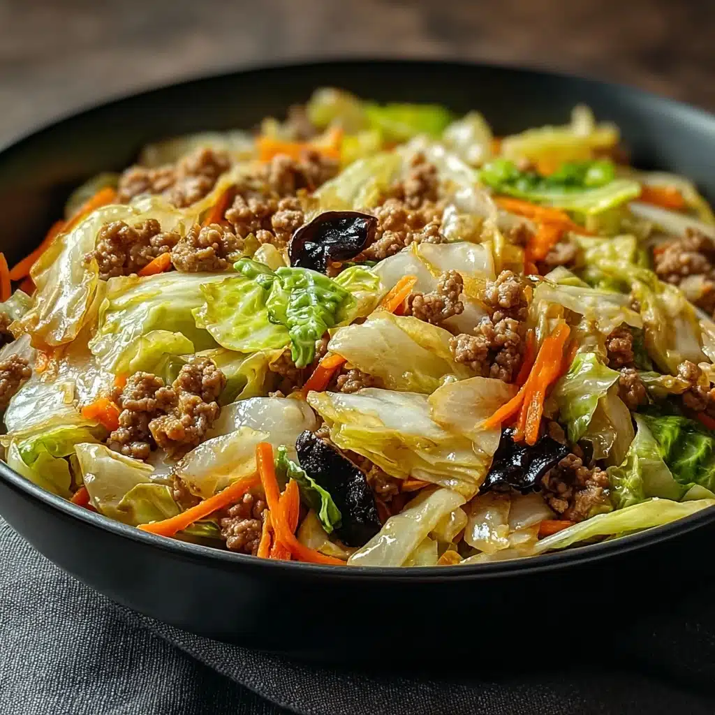 Chinese Ground Beef and Cabbage Stir-Fry Recipe - Recipe Image