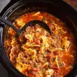 Slow Cooker Lasagna Soup Recipe