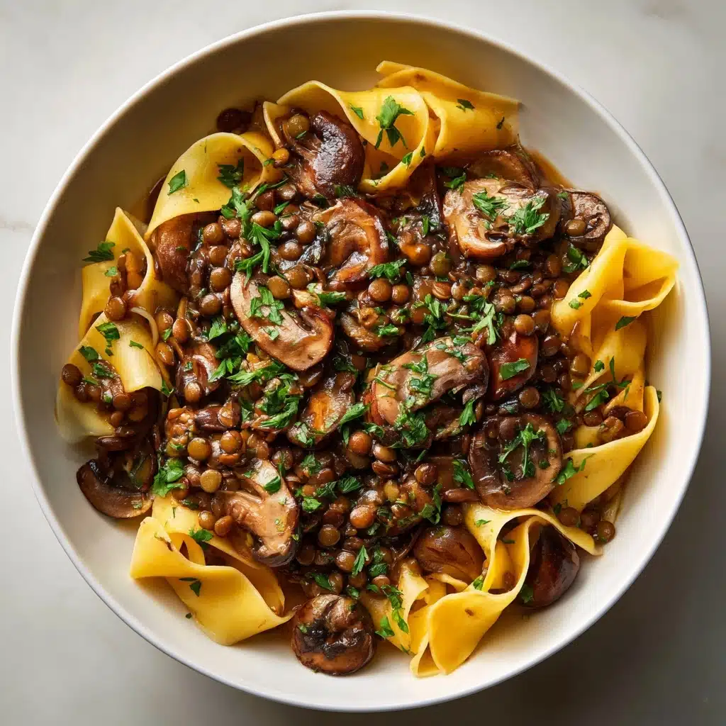 Lentil Mushroom Stroganoff Recipe