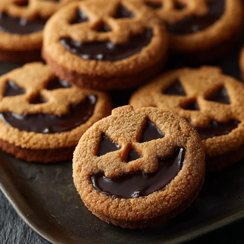 Milk Chocolate Stuffed Jack-O-Lantern Cookies Recipe
