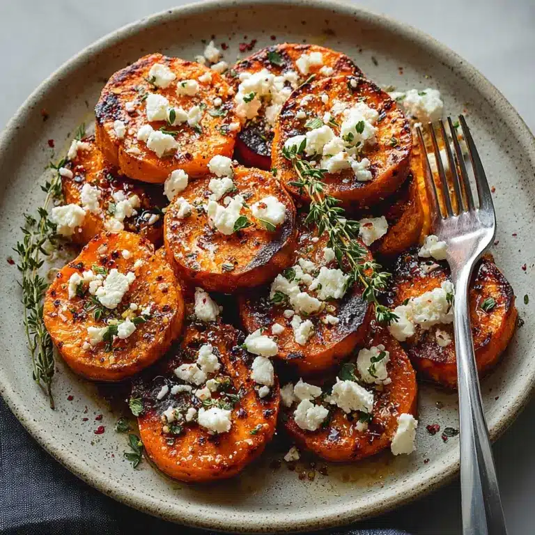 Honey Feta Sweet Potato Rounds: A Delicious & Easy Recipe