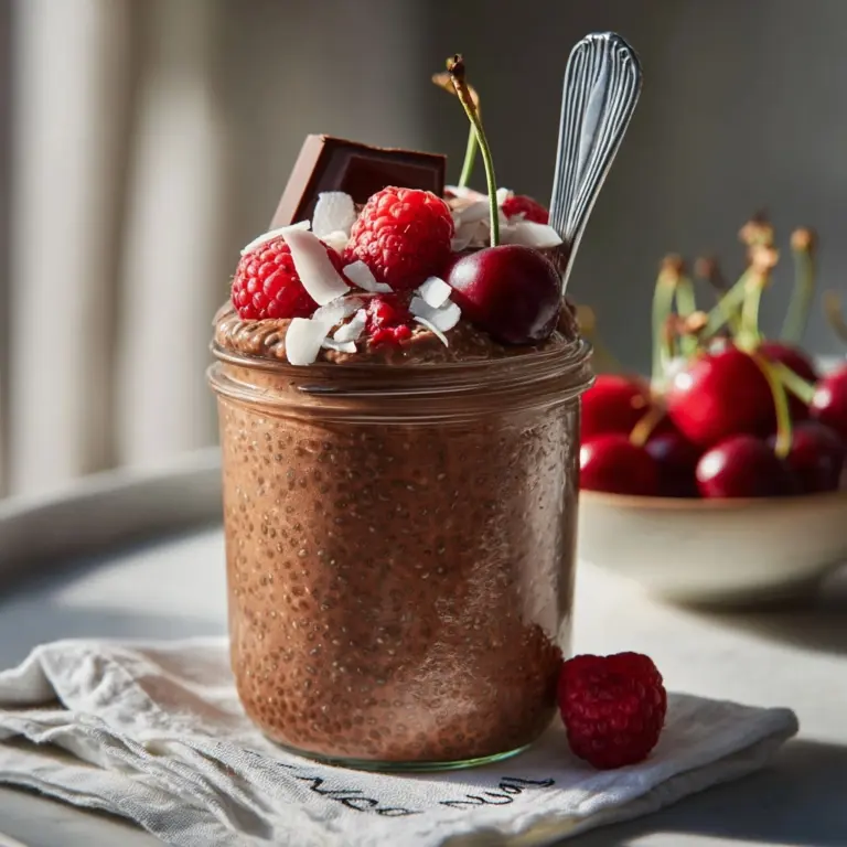Brownie batter overnight oats Recipe