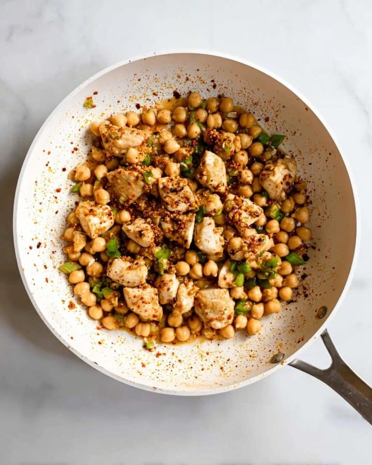 High-Protein Spicy Chicken & Chickpeas Recipe