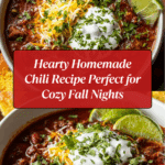 Chili Recipe for Cozy Fall Dinners Recipe
