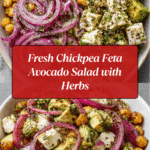 Chickpea Feta Avocado Salad Recipe
