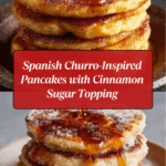 Spanish Churro-Inspired Pancakes: A Breakfast Delight! Recipe