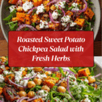Sweet Potato and Chickpea Salad with Feta and Herbs Recipe
