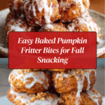 Easy Baked Pumpkin Fritter Bites Recipe