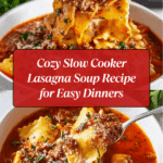 Indulgent Slow Cooker Lasagna Soup for Cozy Nights Recipe