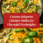 Creamy Jalapeño Chicken Skillet Recipe