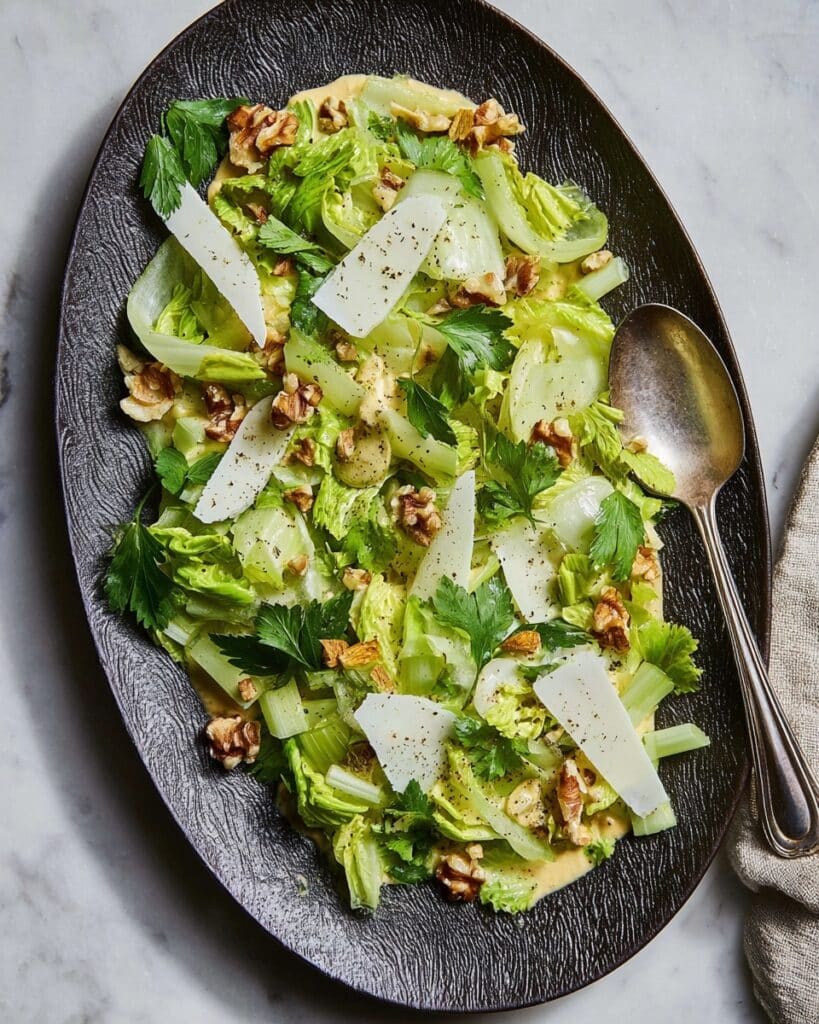 Celery Salad with Walnuts and Pecorino Recipe