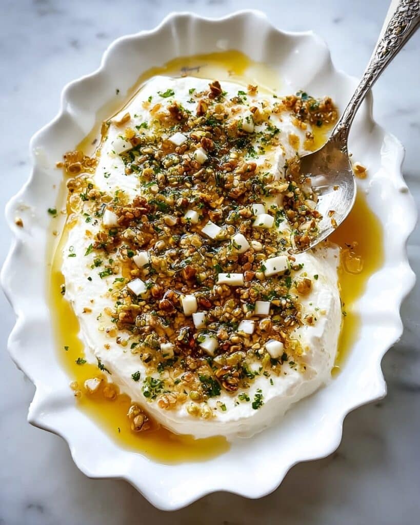 Elegant Boursin Cheese Appetizer with Honey and Pistachios Recipe