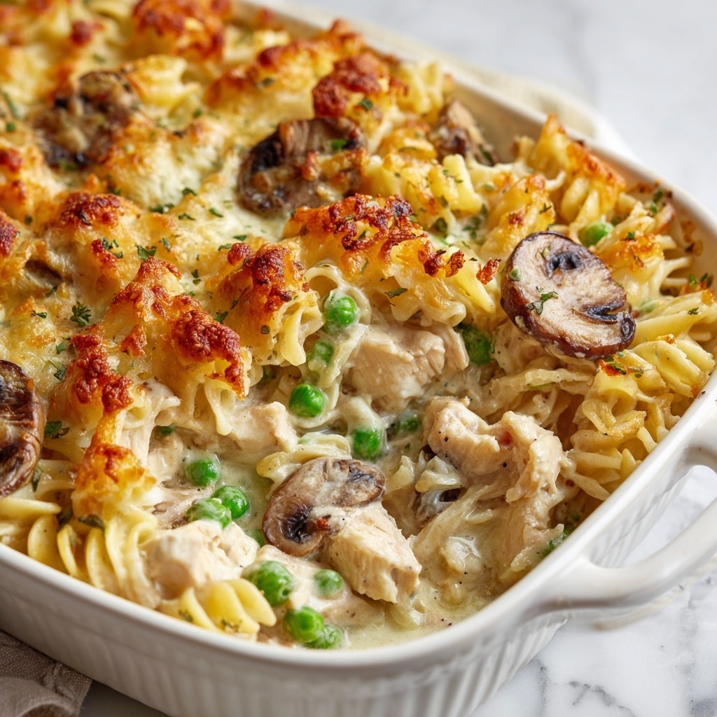 Turkey Tetrazzini Casserole (Leftover Thanksgiving) Recipe