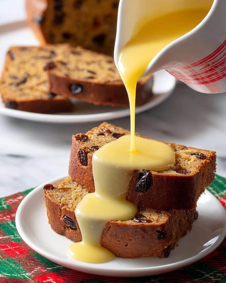 Grandma’s Christmas Cake with Brandy Butter Sauce Recipe
