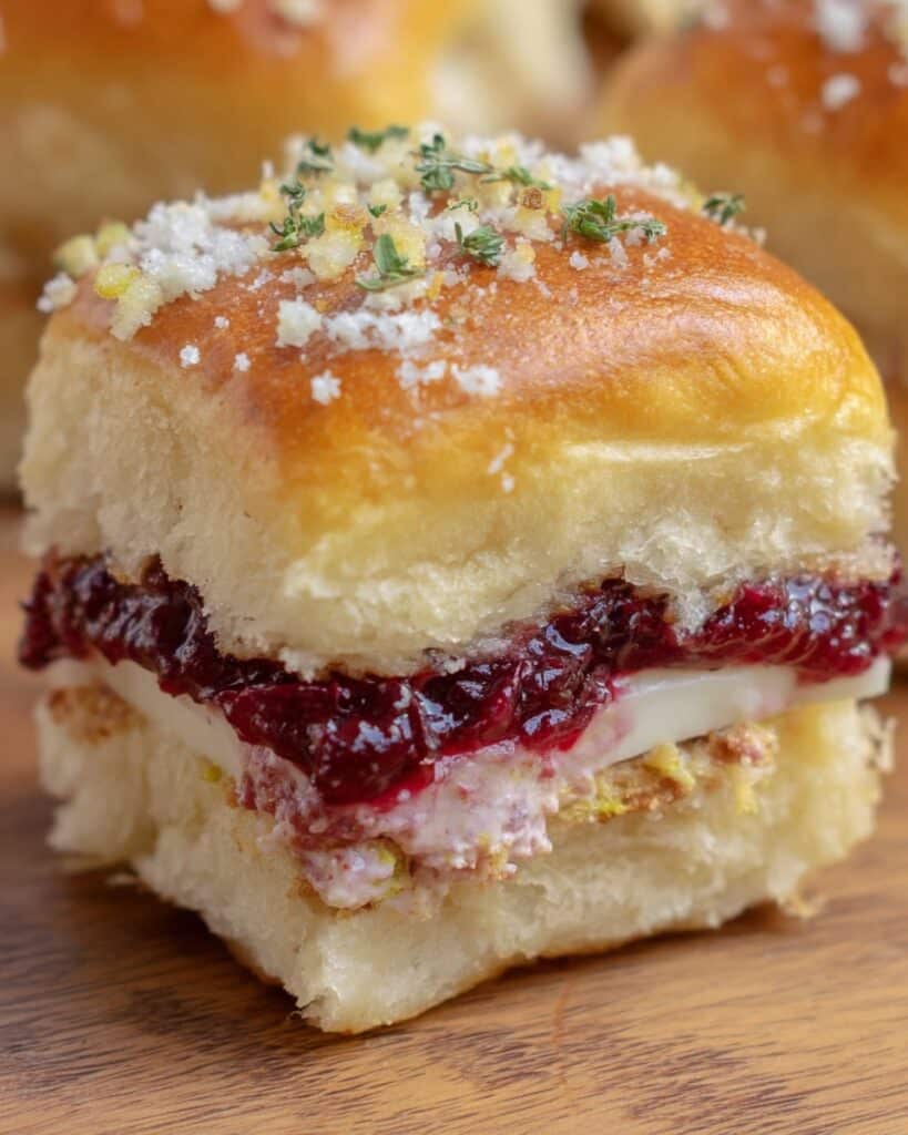 Turkey Cranberry Sliders Recipe