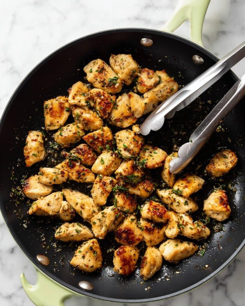 Garlic Butter Chicken Bites Recipe