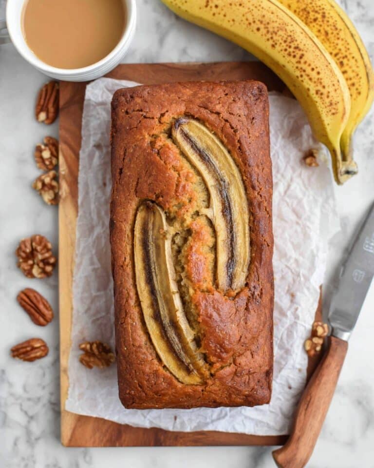 4-Ingredient Banana Bread Recipe