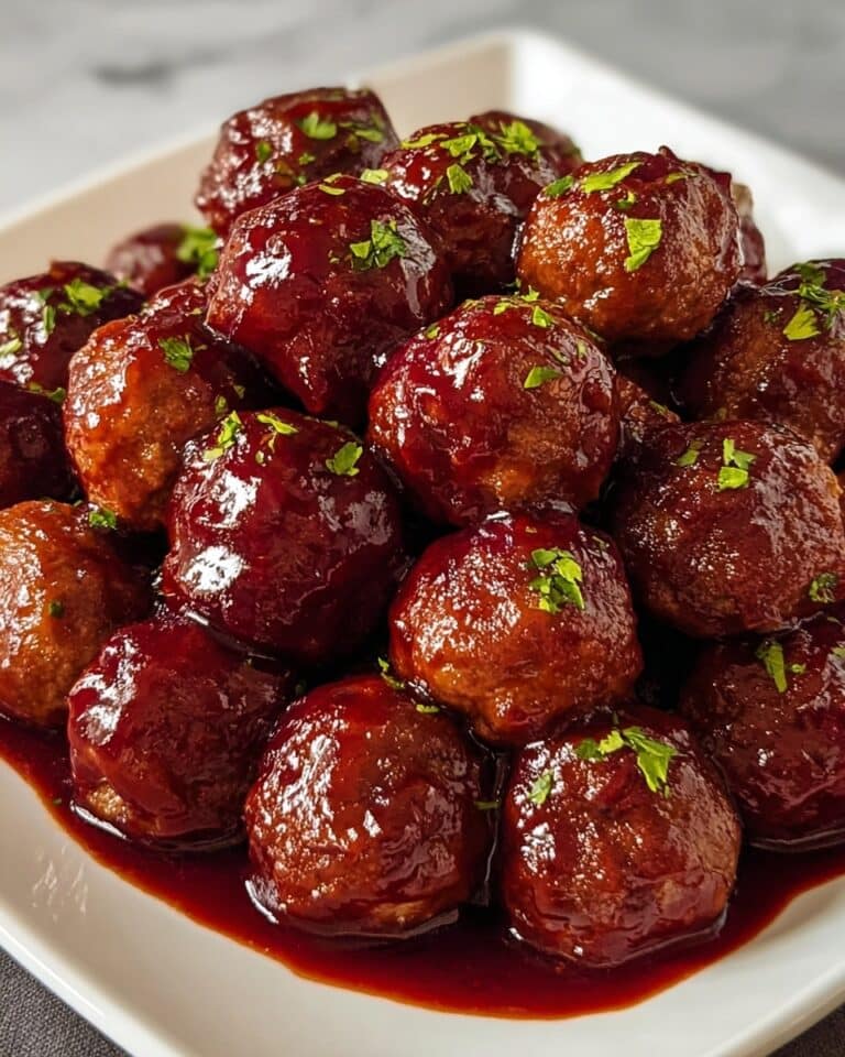 Harvest Turkey Meatballs with Cranberry Glaze Recipe